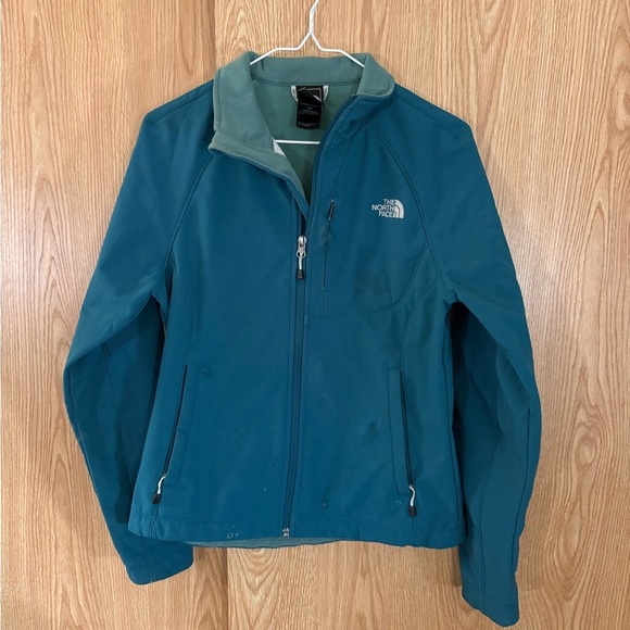 The North Face Teal Apex Bionic Fleece Lined Waterproof Jacket - Picture 1 of 4